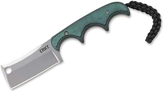 CRKT Minimalist Cleaver Cuchillo Fijo, Unisex Adulto, Verde, 13 cm