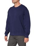 Fruit of the Loom Men's Set-In Classic Sweater, Navy, Small