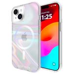 Case-Mate iPhone 15 Case - Soap Bubble [12ft Drop Protection] [Compatible with MagSafe] Magnetic Cover with Iridescent Swirl Effect for iPhone 15 6.1", Anti-Scratch, Shock Absorbent Material, Slim