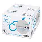 Papernet Heavenly Soft Toilet Tissue, Septic Safe, 2-Ply, White. 4.1-Inch x 146 ft, 500 Sheets/Roll, 96 RL/CT (410001)