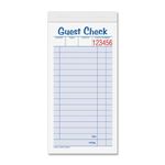 TOPS Guest Check Books, 6 x 3.38 Inch, 2-Part, with Carbon, 50 Sets, 10-Pack, White (45702)