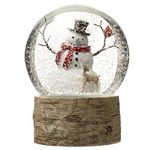 Heaven Sends Christmas Snowman Snow Globe