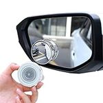 2 Pce Blind Spot Mirrors,Jokinsyber Round 360° Rotate Sway Adjustable HD GlassWing Mirror Rearview BlindSpot watertight blind spot mirrorsMirrors for Universal Cars