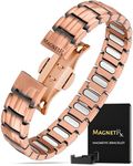 MagnetRX® Magnetic Copper Bracelet for Men - EllipseMAX 5X Strength 5,000 Gauss Magnets - Designed in USA & Patent Pending - Premium Mens Copper Bracelet with Adjustable Length