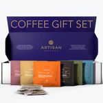 Artisan Coffee Co. The Coffee Bag Tasting Collection | Coffee Gift | Coffee Gift Set | Selection of Characteristic Blends and Roasts | 100% Arabica Beans | 18 Coffee Bags