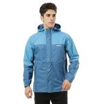 Zeel Raingear Stylish Rain Jacket for Men Waterproof for Bike Riders with Adjustable Hood along with inner pockets,Waterproof Rainwear with Lightweight Polyester Jacket, ZRR002