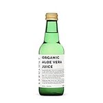 100% Organic Aloe Vera Juice 250ml - Supports Immunity & Gut Health - Straight from Farm in Spain - Undiluted - No Added Sugar or Artificial Preservatives - Non-GMO - Recyclable Glass Bottle