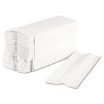 2400 Luxury Centre Folded Paper Hand Towel Sheets 220 x 300mm 2 Ply White C-Fold