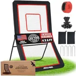 ZEALFEEL Lacrosse Rebounder, 4x6FT 