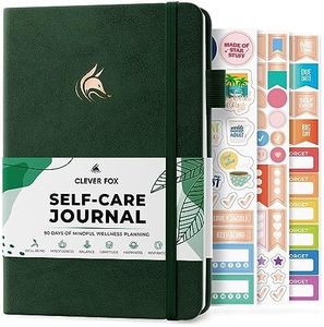 Clever Fox Self-Care Journal – Wellness & Daily Reflection Notebook – Mental Health & Personal Development Journal – Self-Care, Meditation & Mood Journal for Women & Men – A5 Size (Forest Green)