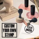 Custom Stamp with Logo Text - Perso