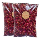 KEEP IT Wedding Confetti Eco friendly Biodegradable | 2 LITRES (25 Guests) | 125g | Dried Rose Petals Flowers | 100% Natural Confetti | Biodegradable Confetti | Potpourri Candle Making