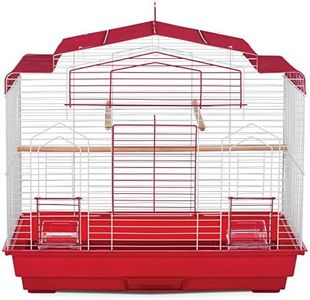 Prevue Pet Products SP50041 Barn Style Bird Cage, Red/White