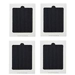 Refrigerator Air Filter Replacement Set of 4, Activated-Carbon Air Filter Activated, Fits for Frigidaire PAULTRA Pure Air Ultra & Electrolux EAFCBF 242047801,242061001,7241754001