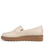 Naturalizer Women's Adiline Slip on Lightweight Loafer, Porcelain Beige Leather, 8 Wide