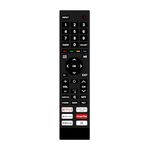 Voice Remote Compatible for Hisense Smart Tv Remote LCD LED OLED QLED UHD 4K Android TVs - Hot Keys Google, Netflix, Prime Video, YouTube Music, Google Play, Apps and YouTube (Pairing Must)