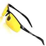 ROCKNIGHT Driving Polarised Sunglasses for Men UV Protection Ultra Lightweight Al Mg Golf Fishing Sports Sunglasses