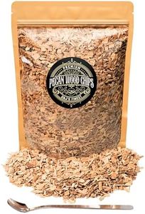 Hickory/Pecan Wood Chips for Cocktail Smoker; Smoked Whiskey/Bourbon/Old Fashioned Drinks - Extra Fine Sawdust Shavings for Cocktail Smoking Guns, Smoke Box, BBQ - 5oz Gift Bag & Spoon By G&J's Finest