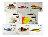 Akuna [RI] Pros' pick recommendation collection of lures for Bass, Panfish, Trout, Pike and Walleye fishing in Rhode Island(Pan Fish 8-A)