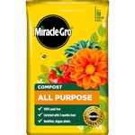 Miracle-Gro Peat-Free Premium All Purpose Compost 52L, Multi-Purpose Garden Soil Mix for Pots, Containers, Hanging Baskets & Outdoor Plants