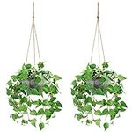 CEWOR Artificial Hanging Plants,2 P