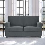 3 Pieces Stretch T Cushion Loveseat