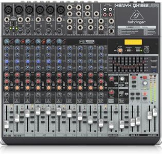 Behringer QX1832USB Premium 18-Input 3/2-Bus Mixer, KLARK TEKNIK Multi-FX Processor