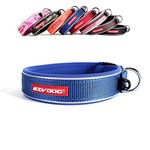 EZYDOG Classic Neo Dog Collar | Dog Collar Small, Medium, Large Dogs, Reflective Dog Collar, Supreme Comfort, Soft Neoprene Material, Non-Corrosive (Blue)