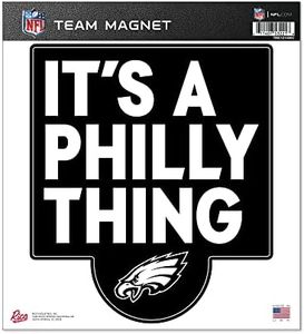 Rico Industries NFL Football Philadelphia Eagles It's A Philly Thing Slogan 8" Round Magnet