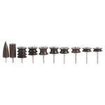 Leather Burnishing Tool Leathercraft Kit Leather Edge Burnisher for finishing holsters Round Head Tool(10Pcs)
