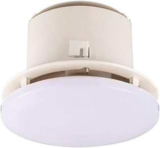 HPM Non-Ducted Ceiling Exhaust Fan with Adaptable Light, White