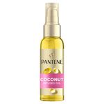Pantene Pro-V Defined Curls Coconut Infused Hair Oil 100ml for Frizzy, Unruly Curls. Daily Leave in Nourishing Oil. Deeply Moisturises, Softens Hair and Prevents Protein Loss