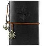 MALEDEN Leather Journal Notebook, V