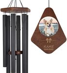 Personalized Memorial Wind Chimes for Loss of a Loved One,Customized Sympathy Wind Chimes,Bereavement/Memorial/Sympathy Gifts in Memory of,Loss of Mother Father Condolence Remembrance