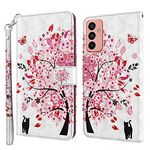 GLANDOTU Case for Samsung Galaxy M13 4G/A23 / M23 5G Case, Premium PU Leather [Full Protection] [Card Slots] [Stand] Wallet Cover Case for Samsung M13 4G/A23 / M23 5G Case- Tree Cat