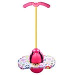 Willingfun Pogo Ball with Handle, Pogo Stick for Kids Ages 6 & Up, Great Gifts for Boys and Girls, with Pump and Strong Grip Deck Pink