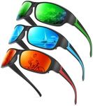 KALIYADI Polarized Sunglasses-for-Men Sports Sunglasses: Mens Sun Glasses with UV400 for Running Fishing Golf
