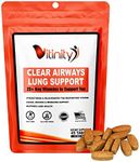 VITINITY Lung Cleanse Respiratory Immune Support Supplement,25+Key Ingredient Lung Health Detox for Breathing, Asthma, Seasonal Allergy Tablet(15 Day)