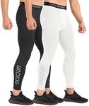 BROKIG Men's Gym Compression Tights