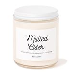 Kim and Pom Mulled Cider Candle, Made in Canada, Soy Wax Candle, Fall Candles