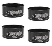 xocome Mini Cake Tins Round Set, 4 Inch Springform Cake Pan with Removable Bottom Non-Stick Coating, for Cheesecakes, Pie and Quiches 4 Pieces