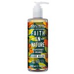 Faith in Nature Natural Grapefruit & Orange Hand Wash, Nourishing Vegan & Cruelty Free, Parabens and SLS Free, 300 ml