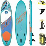 Bestway Hydro-Force Inflatable SUP, Huaka'I Tech Stand Up Paddle Board with Carry Bag and Pump, 10ft