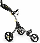 iCart Masters Compact Evo 3 Wheel Push Golf Trolley Grey/Black