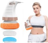 SEAHELTON Electric Cellulite Massager-Body Contouring Massager with 8 Skin-Friendly Pads, Handheld Body Massager for Toning The Abdomen, Legs, arms and Thighs