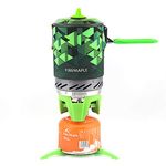 Fire-Maple Fixed Star 2 Cooking System, Hiking Camping Backpacking Stove (Green)