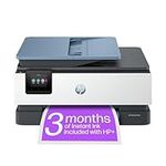 HP OfficeJet Pro 8125e All-in-One Printer | Colour | Printer for Home | Print, Scan, Copy Automatic document feeder| 3 months of Instant Ink | Print over VPN with HP+ | Up to 3 years Warranty