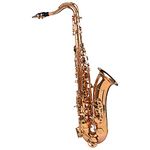 Kadence Saxophone Tenor Gold, Leather Case, Mouthpiece, Polishing Cloth, Cleaning Rod And White Gloves