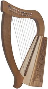 Roosebeck Baby Harp 12 String Walnut + Extra String Set & Tuning Tool
