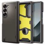 Spigen Slim Armor Pro Back Cover Case Compatible with Samsung Galaxy Z Fold 6 (TPU + Poly Carbonate | Gunmetal)